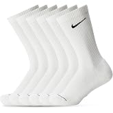 Nike Unisex Adult Everyday Elevated Crew Socks (6-Pack) | Mens and Womens