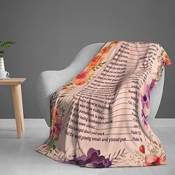 Jbofyee Bible Emergency Numbers Verse Quote Throw