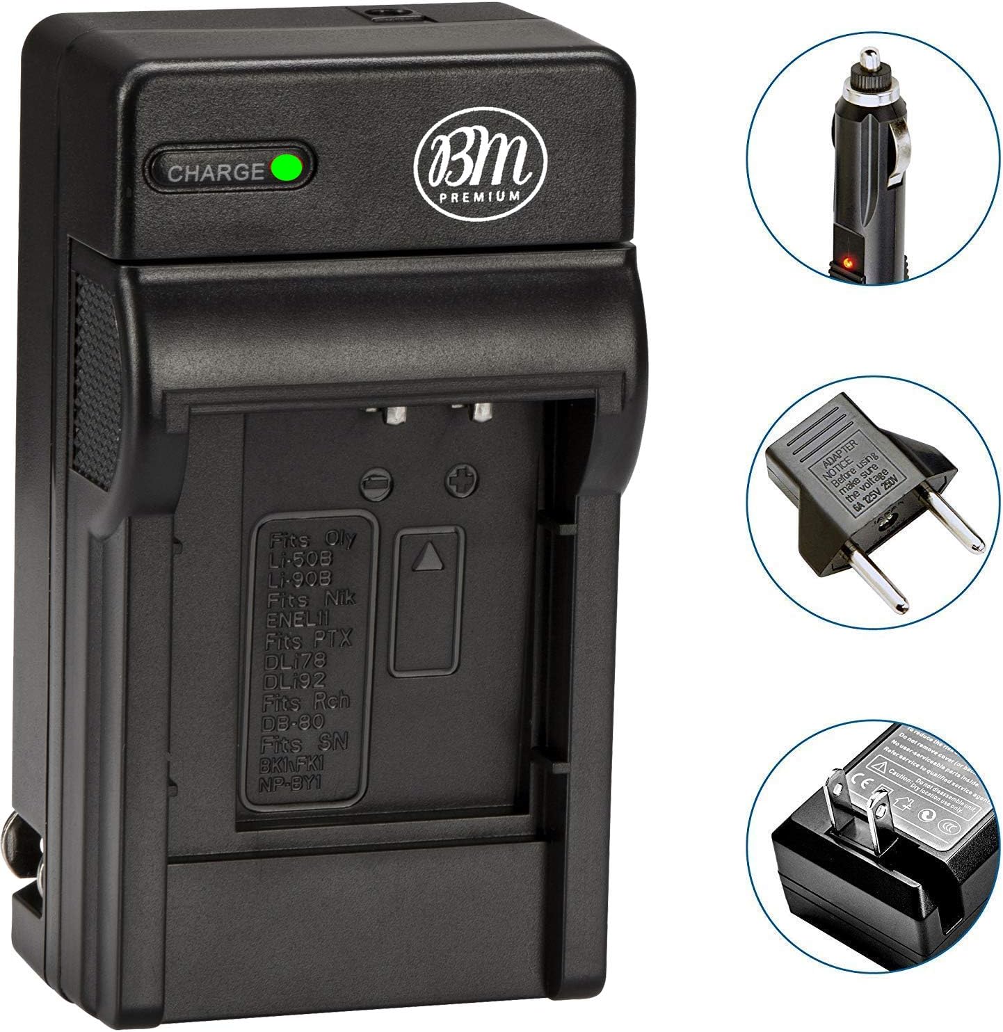 BM LI50B Battery Charger for Olympus Stylus VG190, SZ10
