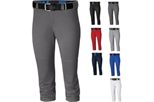 Easton Girls Pro Elite Fastpitch Softball Pants | Youth Sizes | Multiple Colors