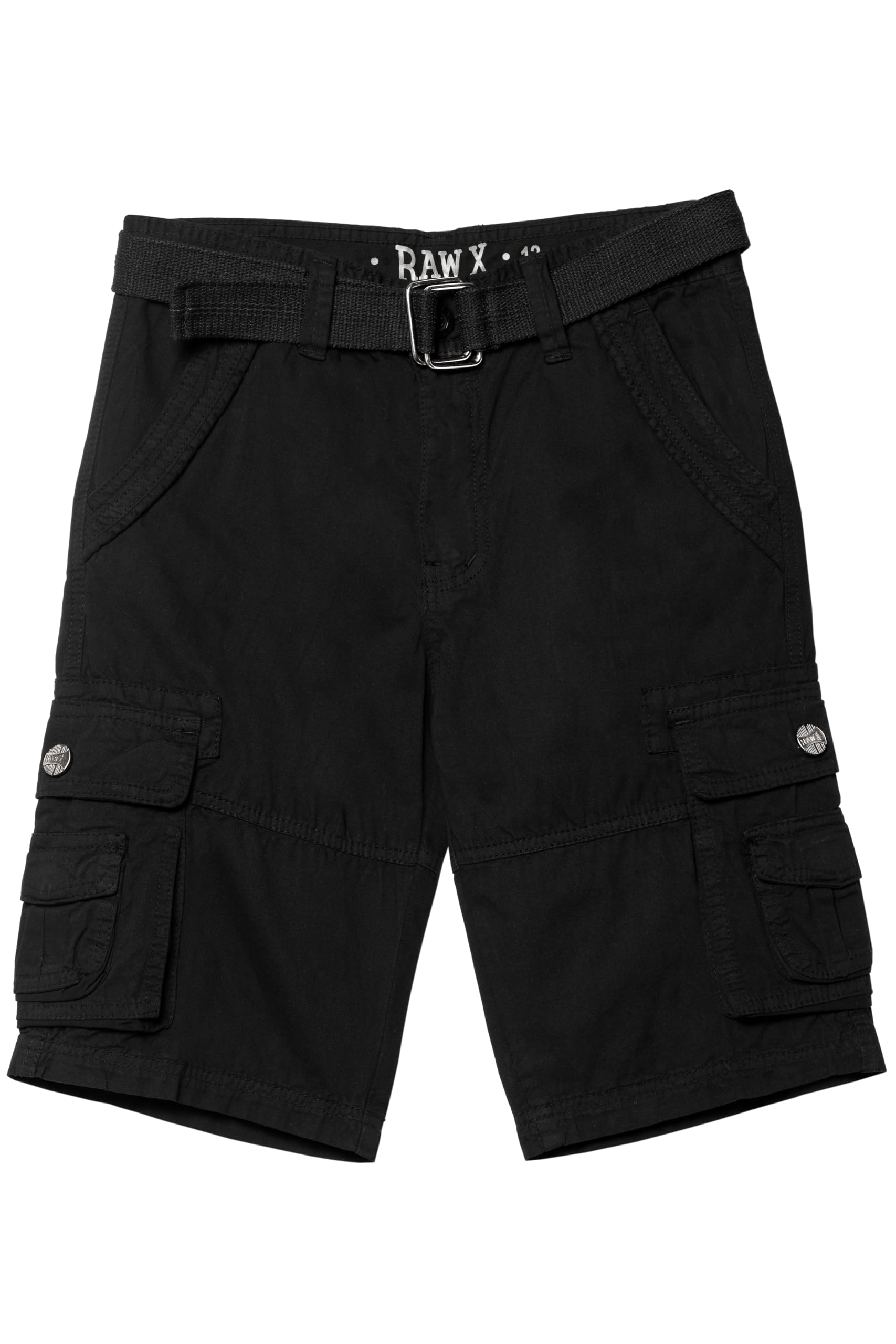 Raw X Boys Cargo Shorts 8-18 | 100% Cotton Belted