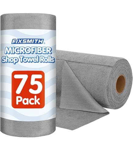 Trapos De Limpieza Multiusos, 75 Trapos Blancos Superabsorbentes Sin Bordes, Lavables, Trapos Multiusos