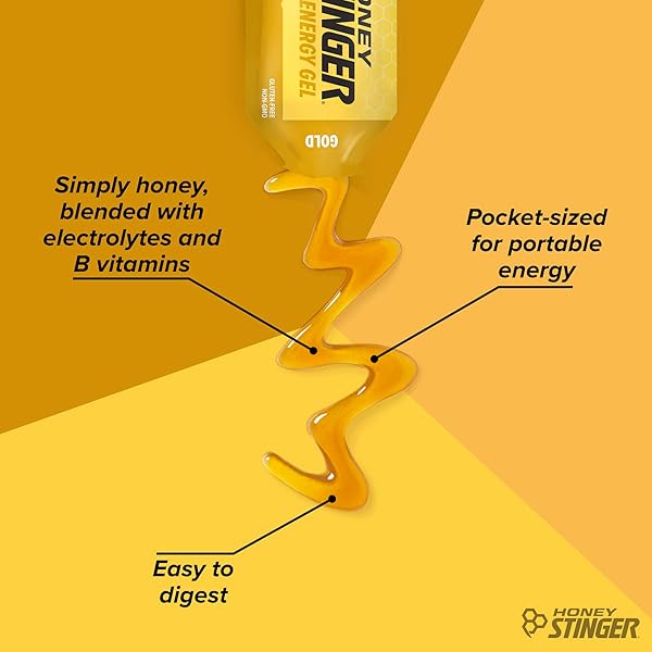 HONEY STINGER CLASSIC ENERGY GEL, GOLD, SPORTS NUTRITION, 1.2 OUNCE (PACK OF 1)