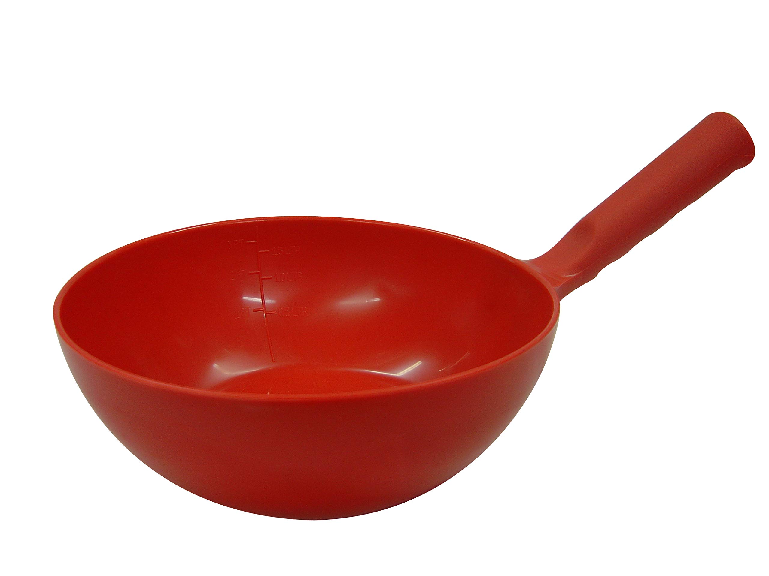 Harold Moore Unisex's Plastic Round Feed Scoop, Red, One Size