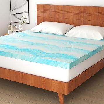Buy Polar Sleep Mattress Topper 2 Inch Gel Infused Memory Foam Mattress Topper King Size Online At Low Prices In India Amazon In 2 Inch Gel Memory Foam Topper