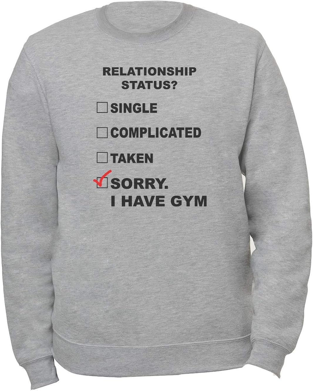 Gym Sports Unisex Women Men Sweatshirt Pullover Amazon.co.uk Clothing