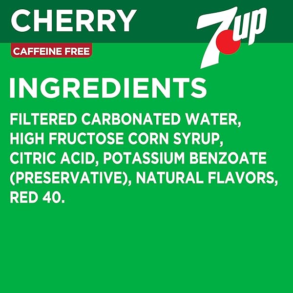 7UP CHERRY FLAVORED SODA, 12 FL OZ CANS, 12 PACK