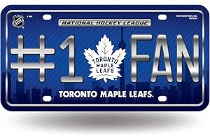 NHL #1 Fan Metal Tag License Plate