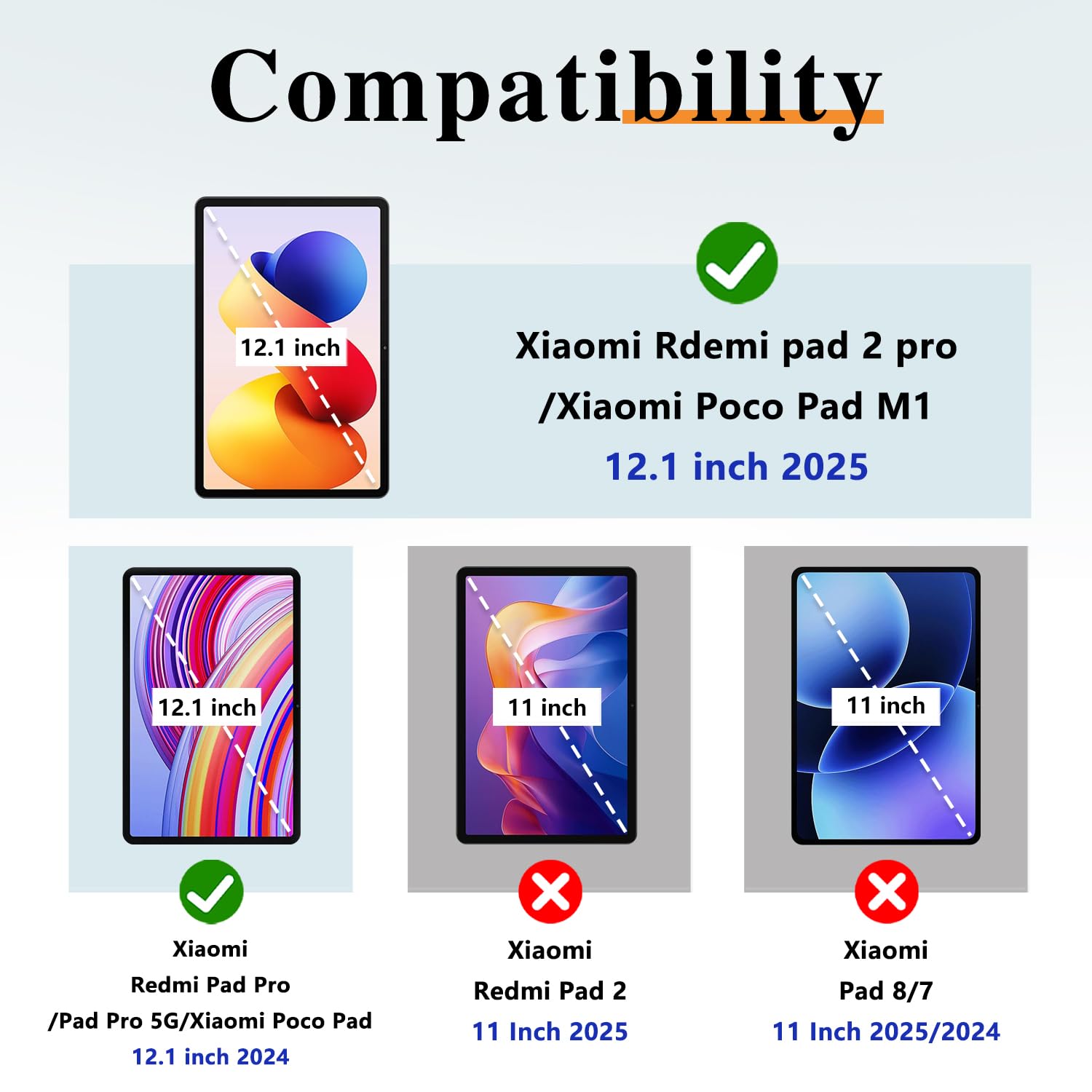 ROISKIN für Redmi Pad 2 Pro 2025/Redmi Pad Pro 2024/Poco Pad M1 12.1 Zoll mit Displayschutz,Drehbarer Ständer,Schultergurt,Stifthalter, Heavy Duty Stoßfeste Kinder Hülle für Redmi Pad 2 Pro,Schwarz 3