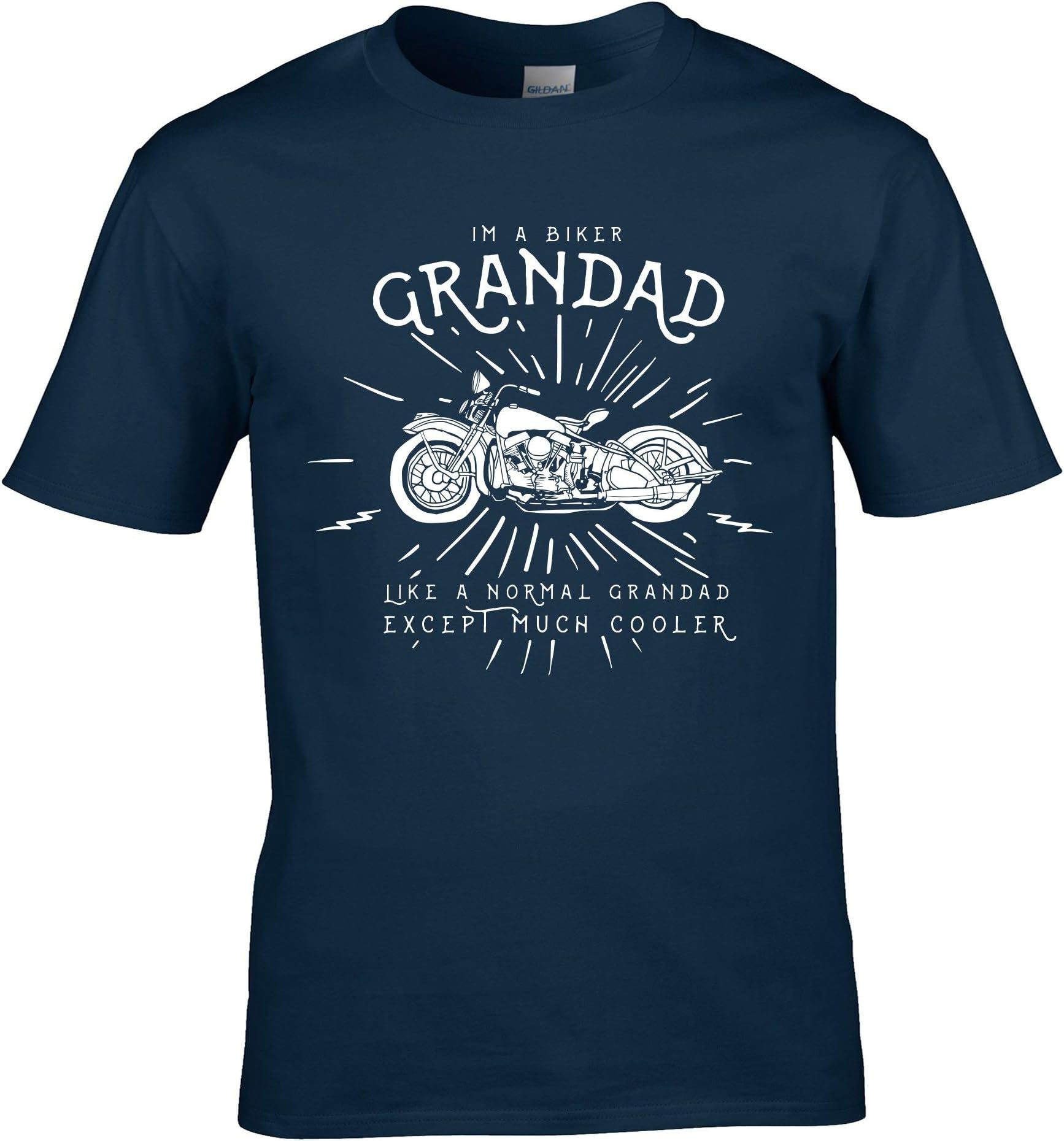 I'm A Biker Grandad Motorcycle T Shirt