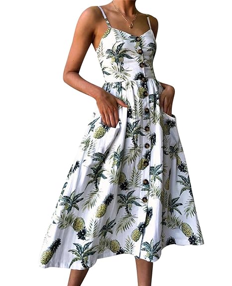 Robe Mi Longue Boheme Femme Ete Robes Midi Boho Fleurie
