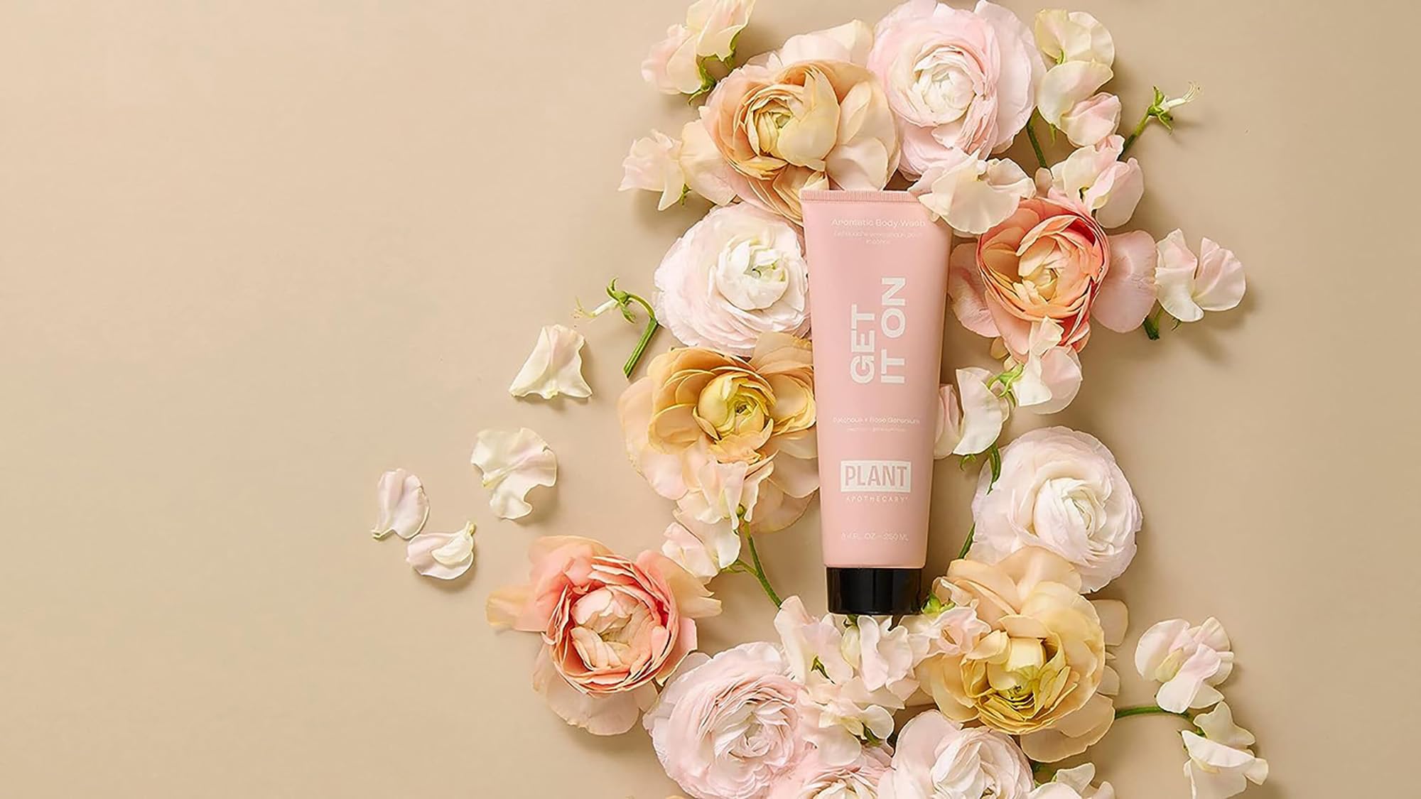 plant apothecary Get It On Natural Aromatherapy Body Wash for Men and Women - Shower Gel with Vitamin C and Vitamin E, Coconut Extract and Jojoba Oil to Nourish and Comfort Dry Skin - 8.4 fl oz