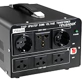 Yinleader 3000W Voltage Converter Transformer(110V to 220V,220V to 110V) | Step Up/Down Converter 110/120 Volt - 220/240 Volt w/US Standard Power Cord,Circuit Breaker Protection (VTUS-EU3000)