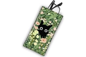 Mcapirivo Soft Sunglass Eyeglass Glasses Case,7x3.5inch Portable Pu Leather Squeeze Top Holder Bag Pouch for Women Men