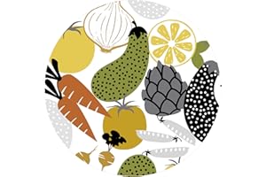 ANDRÉAS Andreas Silicone Non-Slip 6.25" Jar Opener, Easy Lid Opener, Made with Silicone and Fabric, Dishwasher Safe, Garlic Peeler, Chopping Block, 6.25 inch