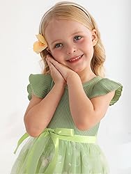 Toddler Girl Tulle Dress Summer Ruffle Sleeveless