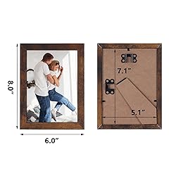 Edenseelake 5x7 Picture Frame Set of 15, Rustic