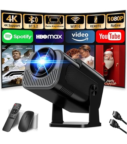 Écran De Projection Portable 80 Pouces 4K HD Avec Trépied - Idéal Intérieur Extérieur Maison Bureau