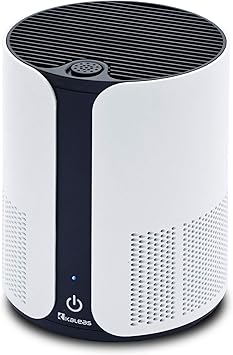 Neu Kaleas Apf 25 Air Purifier Desktop Luftreiniger Ionisierer Hepa H13 Aktivkohle Filter Gegen Hausstaub Feinstaub Pollen Hausstaubmilben Viren Geruche Ideal Fur Allergiker Asthmatiker 63125 Amazon De Baumarkt