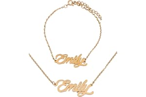 HUAN XUN I Love You Mom Daughter Necklace Sister Necklace 16"