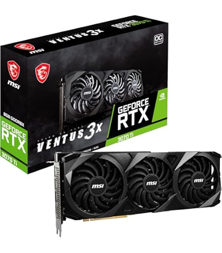 Amazon.com: msi Gaming GeForce RTX 3070 Ti 8GB GDRR6X 256-Bit HDMI