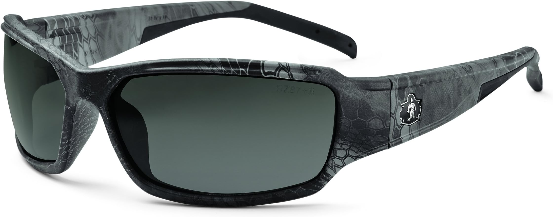 ErgodyneSkullerz Thor Anti-Fog Safety Glasses,Kryptek Typhon,Smoke Lens