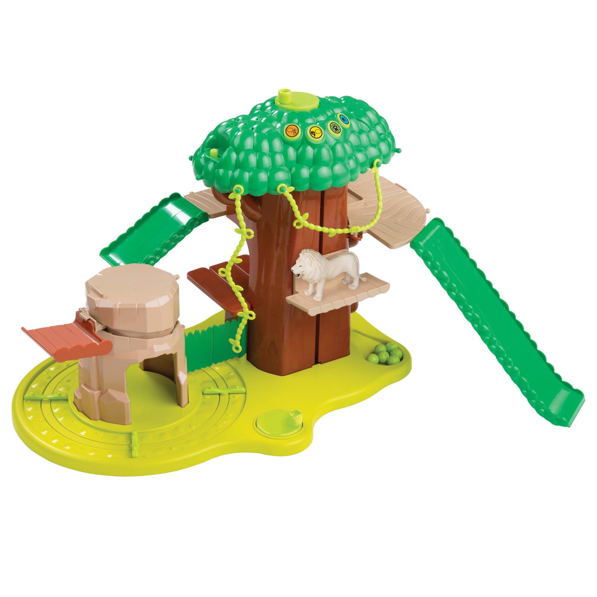 Ania Safari Adventure - Includes Exclusive White Lion - Collectable Animal Play Figure and Playset - Suitable From 3 Years