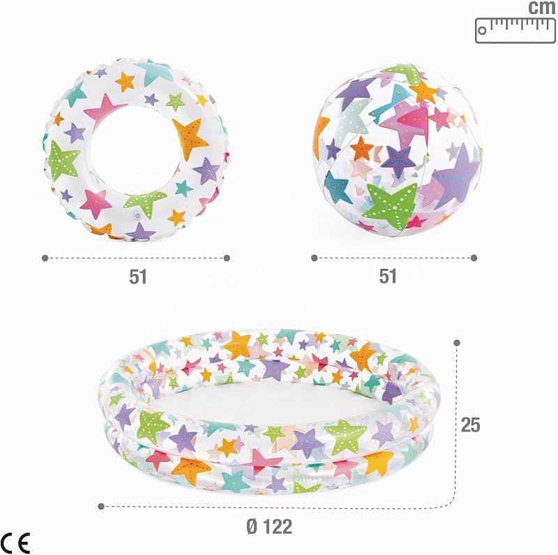 - 59460NP - Set Piscinette Summer Pop, Avec Accessoires