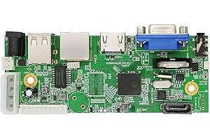Quanmin 9CH/8CH 5MP ONVIF H.265/H.264 CCTV NVR Board 1080P Security NVR Module Network Digital Video Recorder mainboard Max Support 8TB SATA HDD XMEYE CMS with SATA Cable P2P Cloud Mobile Monitoring