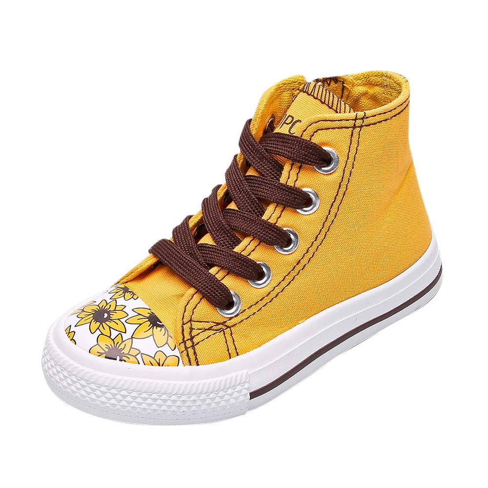 yellow high tops