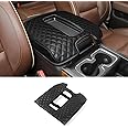 Hoolcar Armrest Pad Cover Center Console Lid Cover for 2014-2017 Chevrolet Silverado & GMC Sierra, Leather Console Replacement, Black