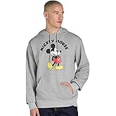 Disney Mickey Mouse Hoodie Mens Hands Behind Back Pose Graphic Print Pullover
