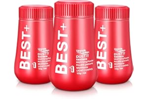 Serlium 3Pcs Hair Powder, 30g Oil Control Styling Hair Powder Volume Powder Portable Mattifying Texture Powder Soft Fluffy all Day Hair No Mess Dust it Hair Root Lifting Powder for Men