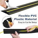 KOLAKO Floor Cord Cover 2m Rubber Wire Protector 3 Channels Outdoor Indoor view 5