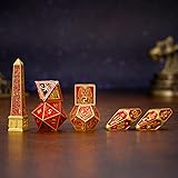Neteru Dice Egyptian Theme Zinc Alloy Metal Dice
