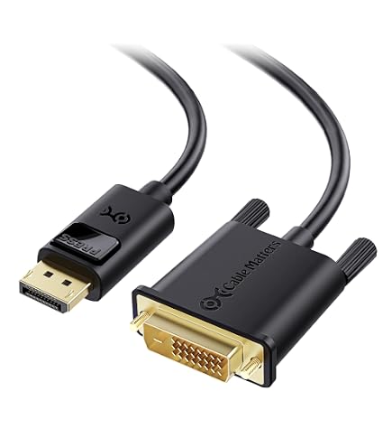 Câble Mini DisplayPort Vers DVI 1.8m Actif - Adaptateur MDP Vers DVI 1080p Mac PC Thunderbolt