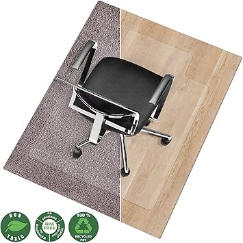 Amazon Com Office Marshal Chair Mat With Lip For Hard Floors