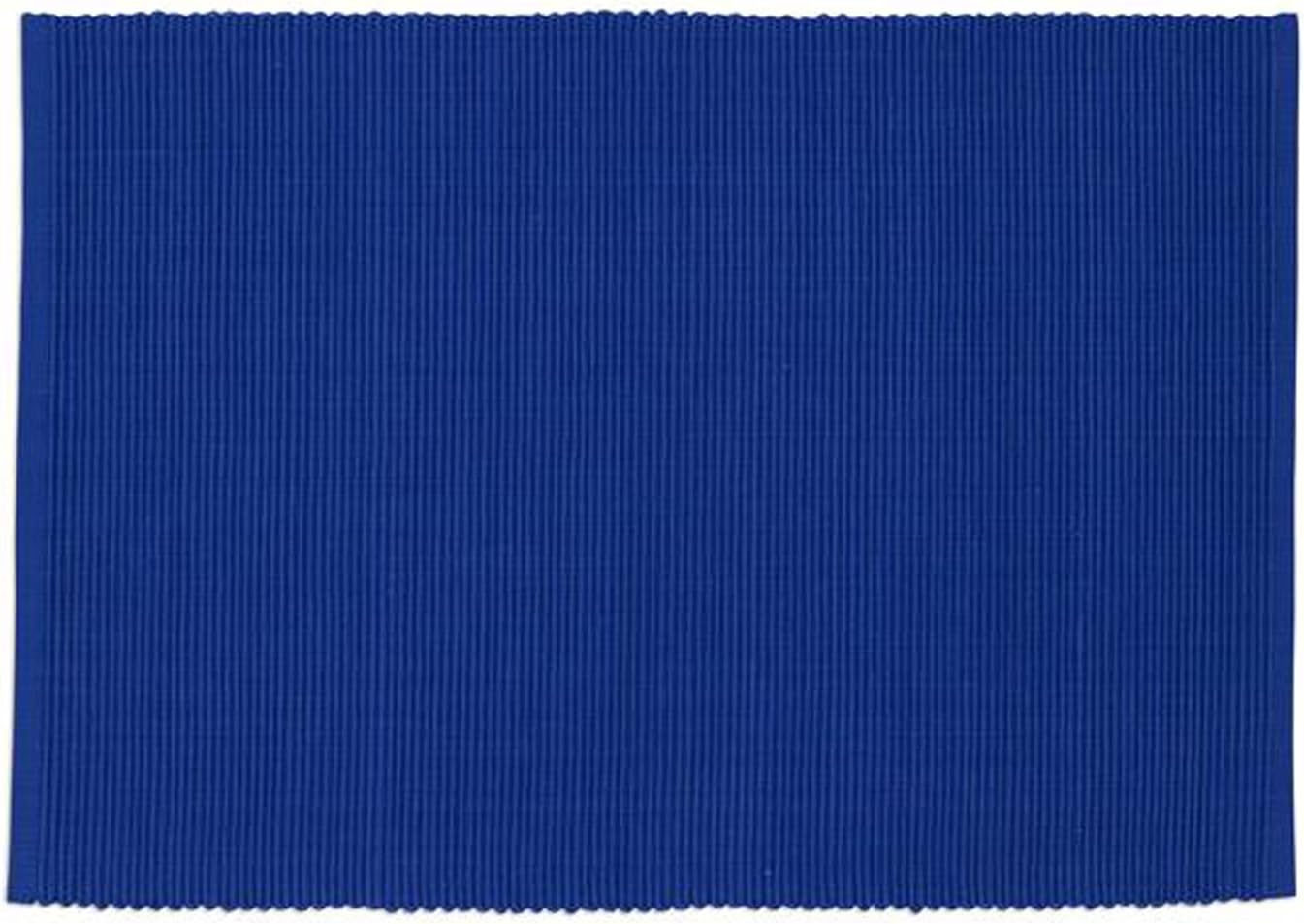 Design Imports Blue Santorini Cotton Table Linens, Dishtowels 18-Inch by 28-Inch, Set of 2, Scallops Jacquard: Home & Kitchen