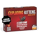 Exploding Kittens Original Edition - 2-5 Players - Ages 7+ - 15 Minutes to Play - High Stakes Card Game - Party Game, Family