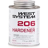West System 206-A Slow Epoxy Hardener | for Extended Working Time | Extend your working time in warm conditions and get a dependable cure with this reliable, slow-curing epoxy hardener.