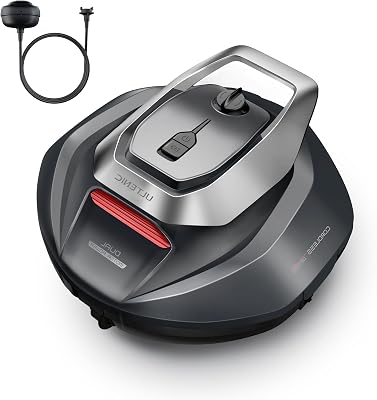 Pooleco 10 Poolroboter, kabellos, Laufzeit 90 Minuten, Kapazität 2,5 l, Doppelmotor, geeignet für oberirdische und eingegrabene Pools bis zu 80 m²