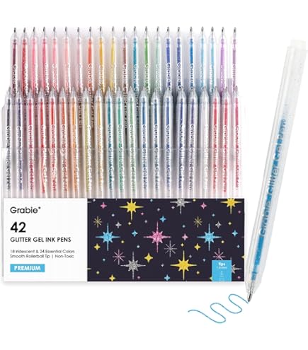 Colouring Pens Amazon Gel Pens Glitter Writech Pens 168 PCS S For