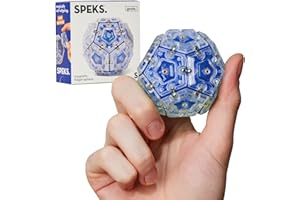 Speks Geode Magnetic Fidget Toy | Sensory Desk Toy for Adults & Teens 14+ | Stress Relief Gift | Sphere, Cobalt