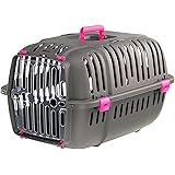 Ferplast Jet Pet Carrier: Value Dog Carrier Suitable for Toy XS Dog Breeds Cats, Available in Two Sizes Four Color Options