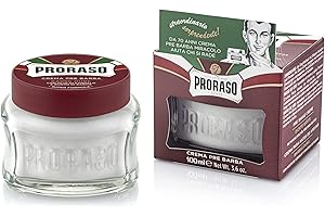 Proraso Pre-Shave Conditioning Cream for Men, Moisturizing and Nourishing for Coarse Beards with Sandalwood Oil, 3.6 oz
