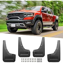 Mud Flaps For 2021-2024 Dodge Ram 1500 (No OEM Fender) – Splash Guards, No Drilling Required