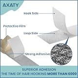 AXATY Hook and Loop Tape 20mm x 2.5m Self Adhesive White 2 Rolls view 4