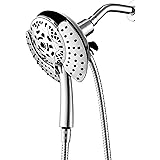 Shower Head with Handheld High Pressure: INAVAMZ Hand Held Shower Head & Rain Shower Head 2-IN-1 Shower Head with 59" Rotatab