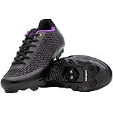 Tommaso Women's SPD Cycling Shoes – for Mountain Biking and Outdoor Walkable Comfort – Compatible with SPD Cleats – Pre-Installed Cleats Included