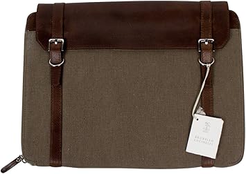 brunello cucinelli leather portfolio